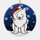 Search for american eskimo dog christmas tree decorations Xmas