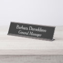 Search for manager name plates Business