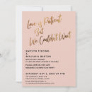 Search for love is patient but we are not Typography