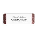 Search for glam wedding return address labels Chic