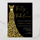 Search for classic birthday invitations Gold