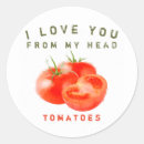 Search for funny vegetable stickers Tomato