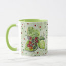 Search for red black green mugs Watercolor