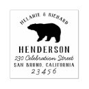 Search for bear rubber stamps Return address