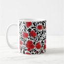 Search for black white pattern mugs Whimsical