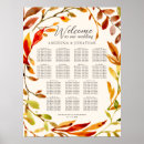 Search for autumn wedding seating charts Botanical