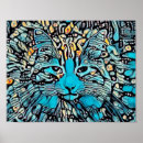 Search for abstract cat posters Boho