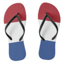 Search for red white and blue flipflops Flag