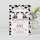 Search for holy cow 1st birthday invitations Modern