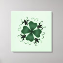 Search for saint patrick canvas prints Four leaf clover