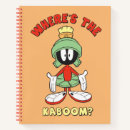 Search for looney tunes notebooks Marvin the martian