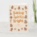 Search for baking spirits bright christmas cards Gingerbread man