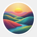 Search for orange sun stickers Abstract