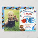 Search for fishing party invitations O fish ally one