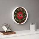 Search for christmas wreath clocks Green