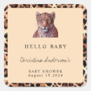 Search for leopard print baby shower stickers Jungle