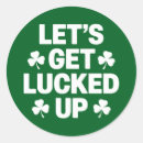 Search for luck of the irish stickers Leprechaun