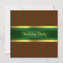 Search for red gold green christmas invitations Dinner