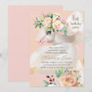 Search for girly 1st birthday invitations Watercolor