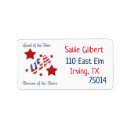 Search for free return address labels Military