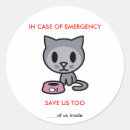 Search for rescue my cats stickers Emergency