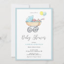 Search for stroller baby shower invitations Flowers