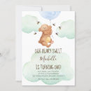 Search for beary 1st birthday invitations Turning one