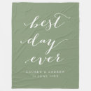 Search for wedding blankets Green