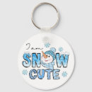 Search for cute snowman round key rings Snowflake