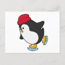 Search for penguin ice skating postcards Birthday