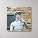 Search for david canvas prints Piazza della signoria