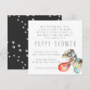Search for puppy shower invitations Watercolor