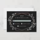 Search for black and gold rsvp cards Response
