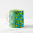 Search for blue and lime green mugs Yellow