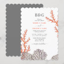 Search for coral beach wedding invitations Summer