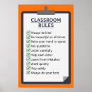 Search for rules for classroom posters Education