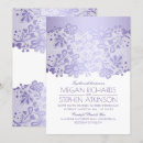 Search for lavender lace wedding invitations Elegant