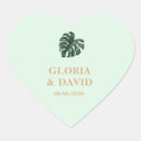 Search for tropical seals wedding stickers Leaf