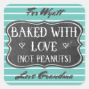 Search for peanut allergy stickers No peanuts