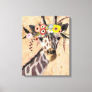 Search for giraffe canvas prints Safari