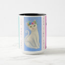 Search for whimsical cat mugs Colourful