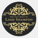 Search for black gold damask stickers Chic