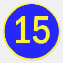 Search for 15 stickers Number