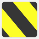 Search for black and yellow stripes stickers Warning