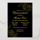 Search for black gold quinceanera Floral