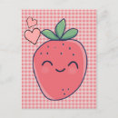 Search for berries vertical postcards Cartoon