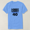 Search for looking old tshirts 40th