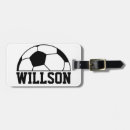 Search for soccer luggage tags Boy