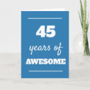 Search for funny 45th birthday cards 45 years old