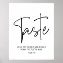 Search for taste posters Scripture